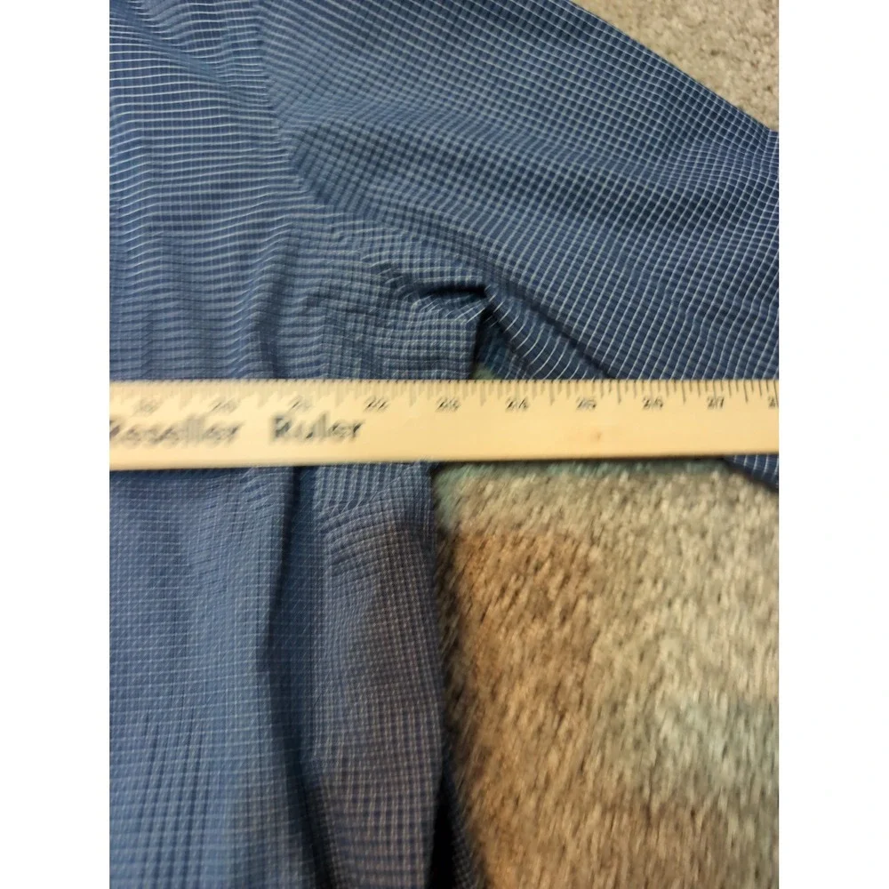 Lauren Ralph Lauren Men Classic Fit Non Iron Blue Gingham Dress Shirt‎ 17 34 35
